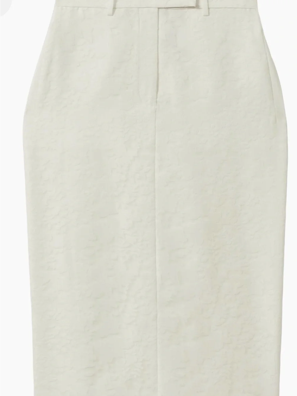 Reiss White Floral Lace Pencil Skirt